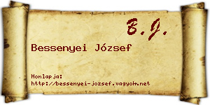 Bessenyei József névjegykártya